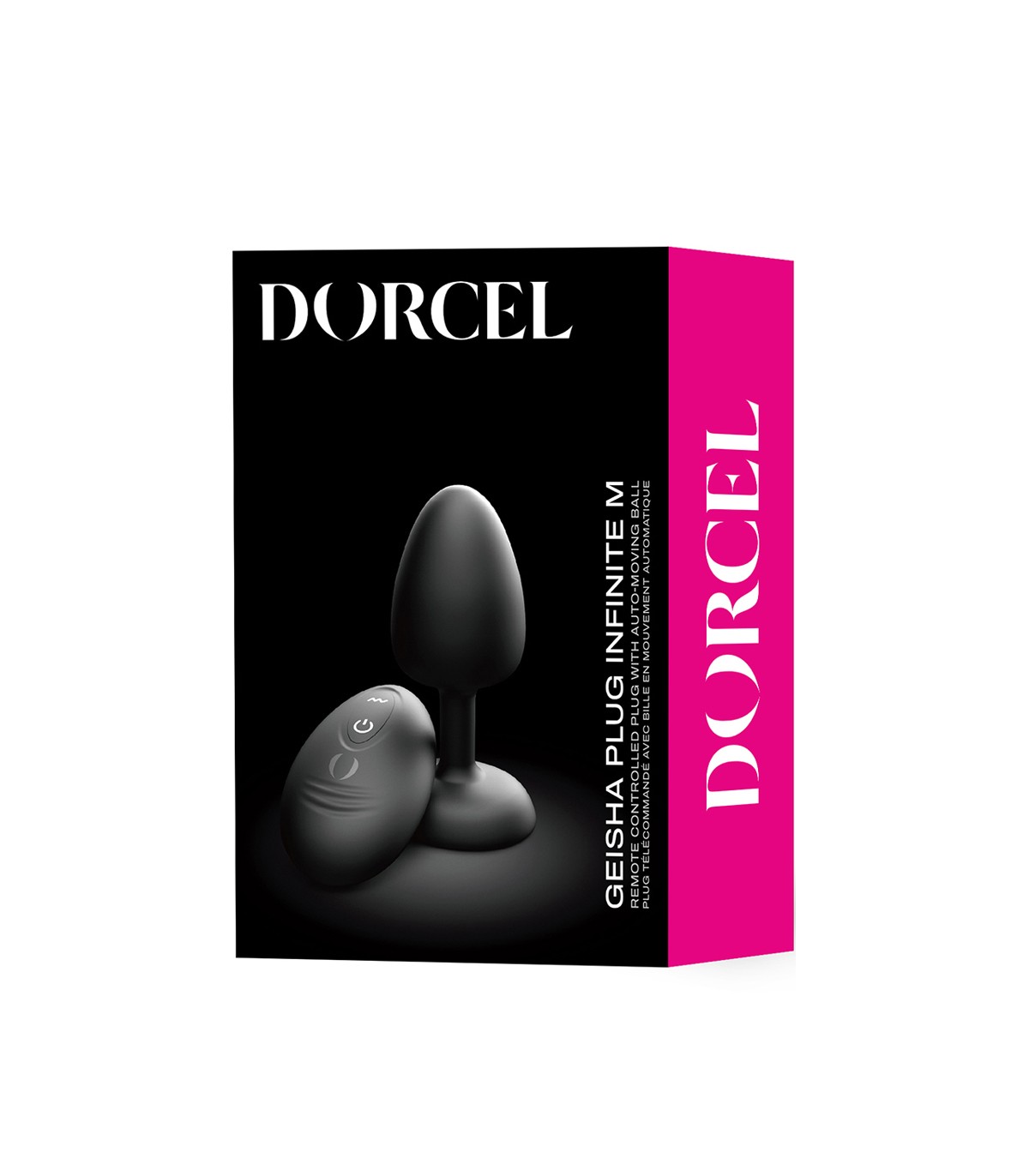 Plug anal à bille Dorcel avec télécommande