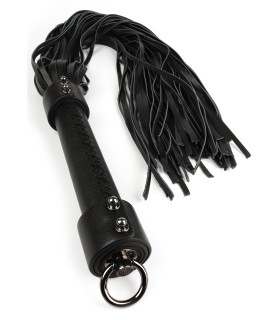 Fouet lanière cuir noir Vantage communauté LGBTQ+