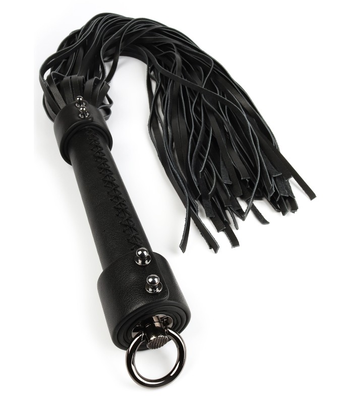 Fouet lanière cuir noir Vantage communauté LGBTQ+
