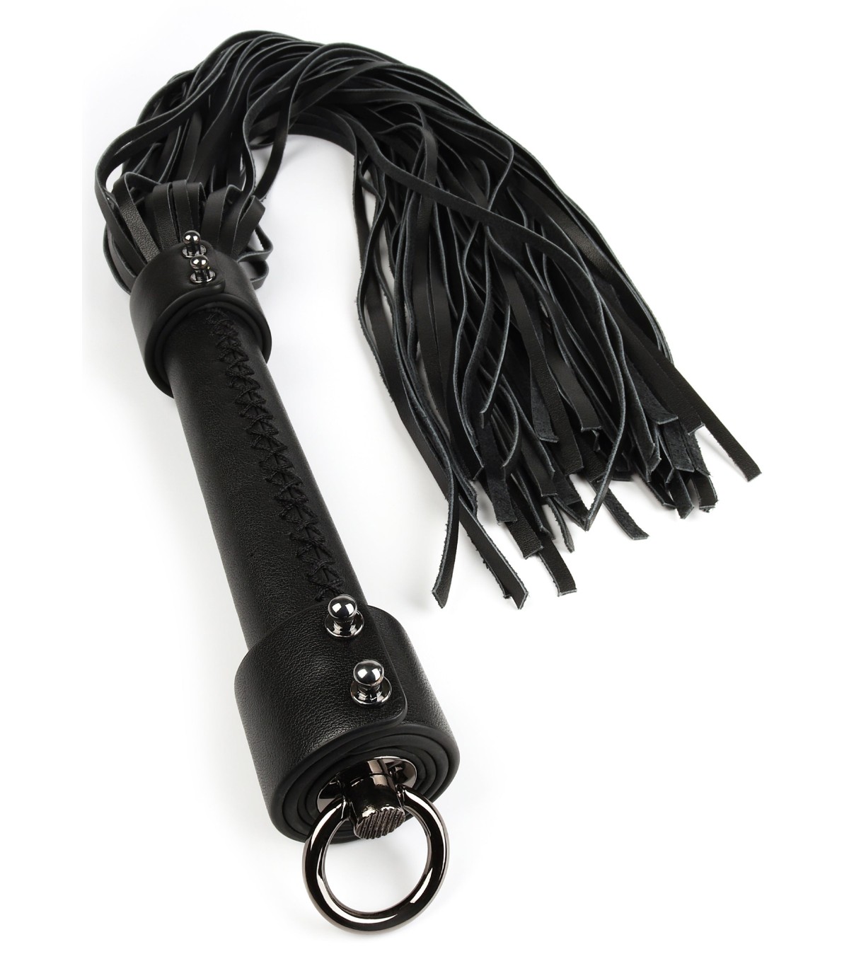 Fouet lanière cuir noir Vantage communauté LGBTQ+