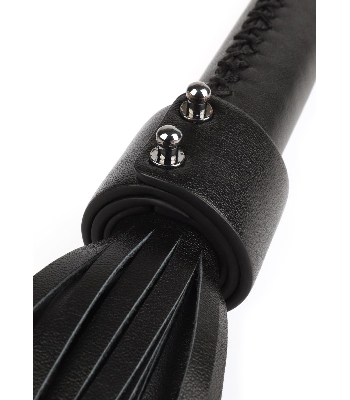 Fouet lanière Vantage en cuir résistant pour BDSM