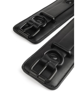 Menottes BDSM cuir Vantage pour pratiques gays