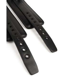 Menottes BDSM Vantage en Cuir Cheville