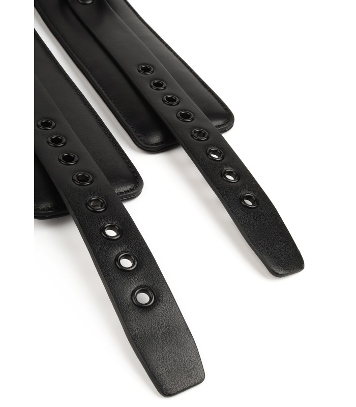 Menottes BDSM Vantage en Cuir Cheville