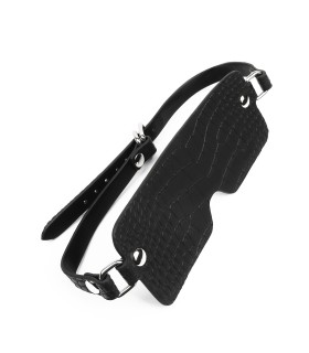 Masque cuir motif croco Feros accessoire érotique