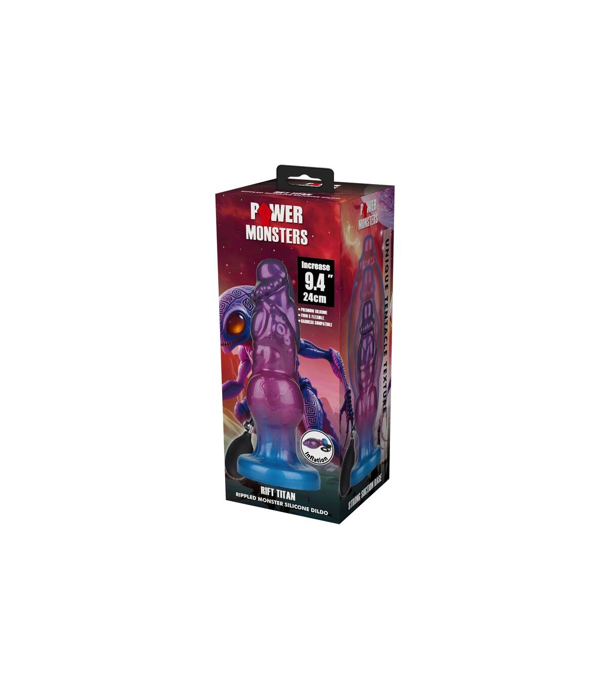 jouet gonflable Titan 22x7cm pour sensations brutales