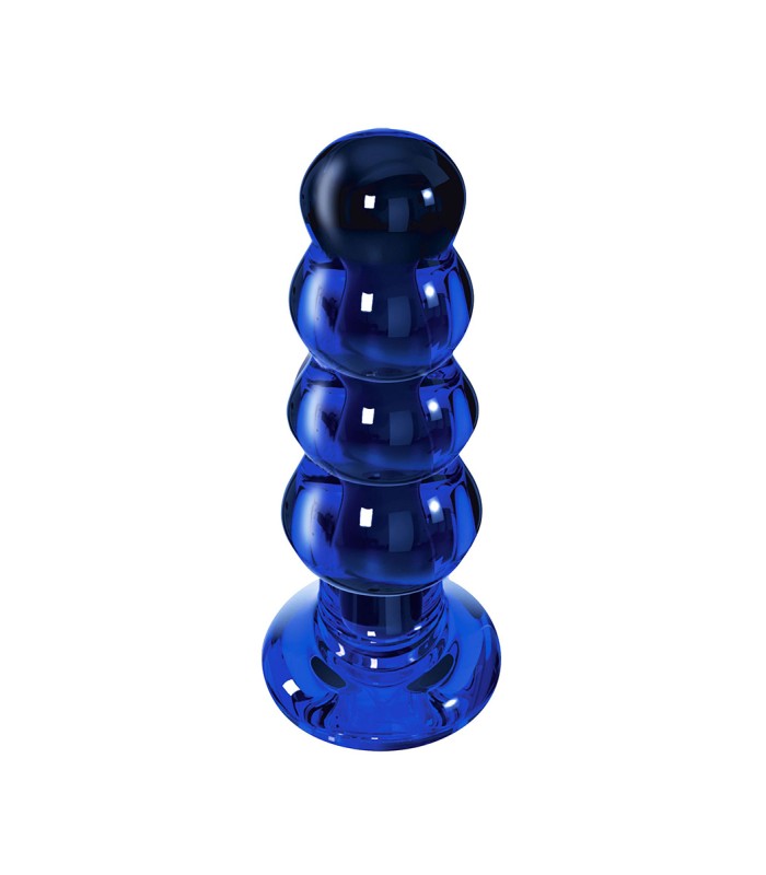 Plug anal vibrant en verre The Radiant ToyJoy