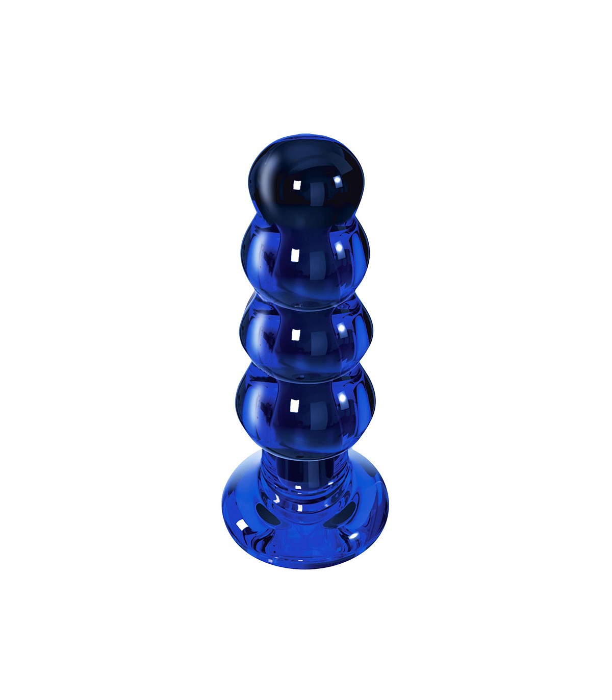 Plug anal vibrant en verre The Radiant ToyJoy