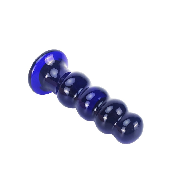 The Radiant ToyJoy plug anal verre borosilicate annelé