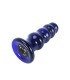 Plug Anal Vibrant en Verre bleu The Radiant
