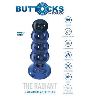Plug Anal Vibrant en Verre The Radiant descriptif