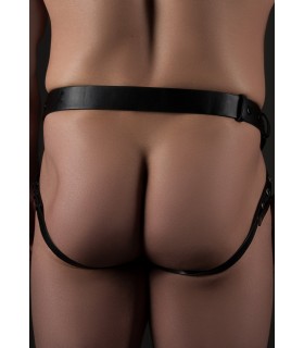 Jockstrap Noir Avec Cache Amovible