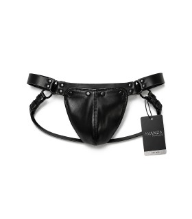 Jockstrap Noir Avec Cache Amovible
