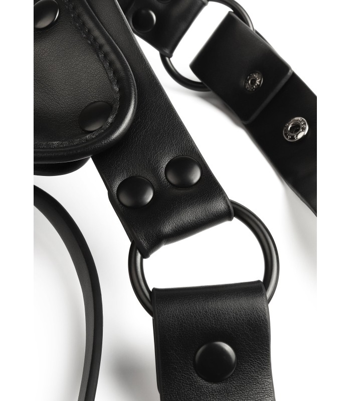 Jockstrap Noir Avec Cache Amovible