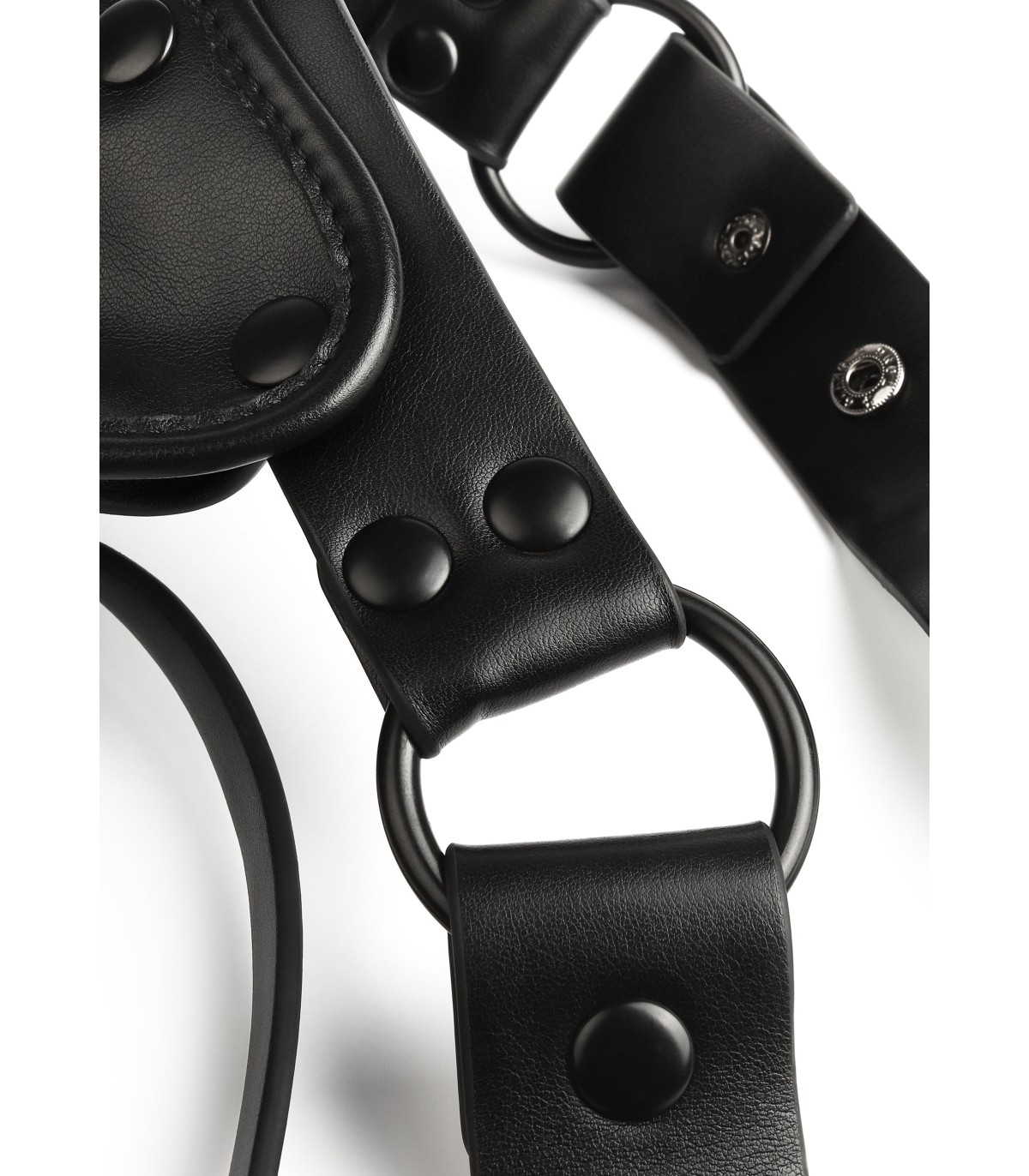 Jockstrap Noir Avec Cache Amovible