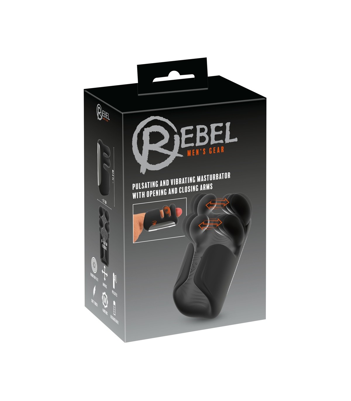 Masturbateur Homme Vibrant et Pulsations Rebel