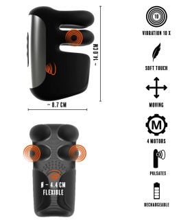 Masturbateur Homme Vibrant et Pulsations Rebel