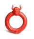 Cockring silicone rouge Beast Mode 40 mm
