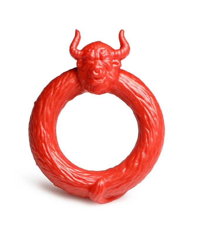 Cockring silicone rouge Beast Mode 40 mm