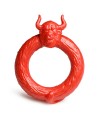 Cockring silicone rouge Beast Mode 40 mm