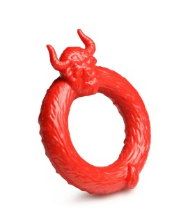 Cockring silicone rouge Beast Mode 40 mm