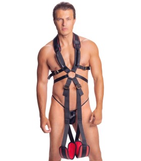 Balançoire Body Swing Bad Kitty noire et rouge