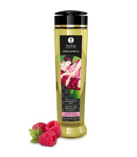 Huile de massage embrassable framboise Shunga Organica 240 ml