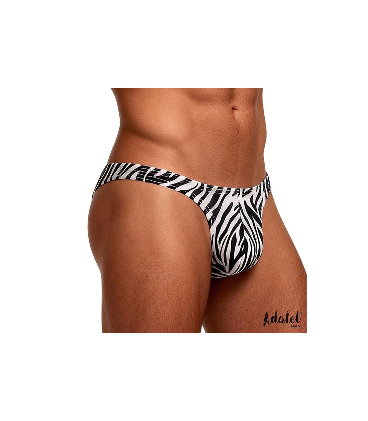 String zèbre sexy homme Jake Adalet