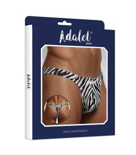 String zèbre sexy homme Jake Adalet boite