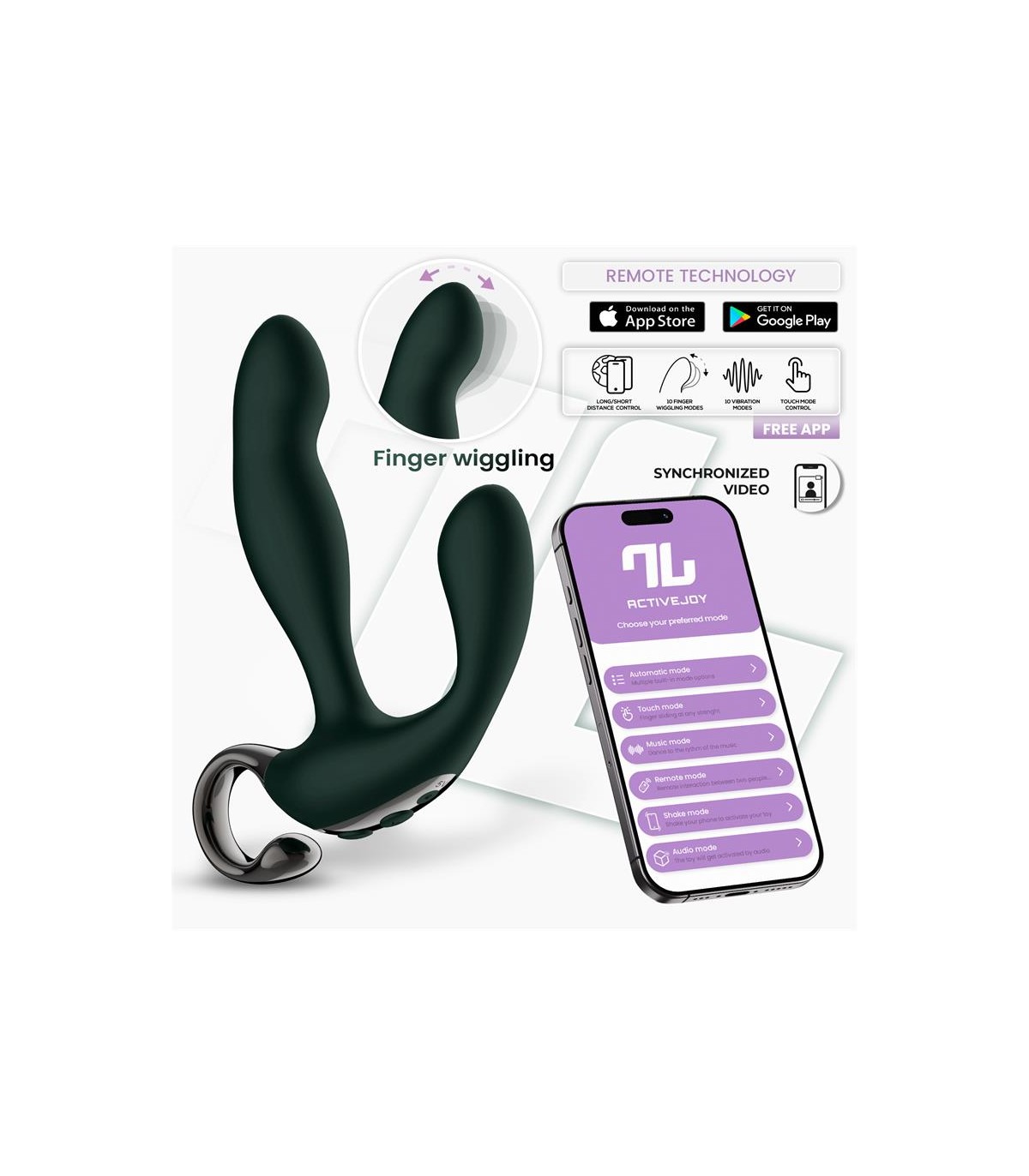 Stimulateur de prostate connecté Intoyou ActiveJoy