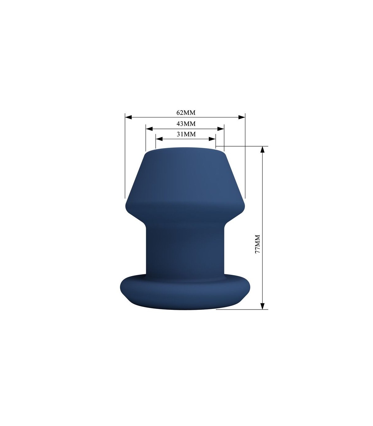 Plug Anal Creux Silicone Joseph