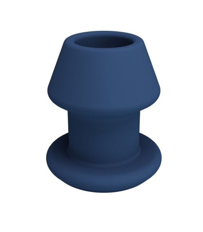 Plug tunnel silicone bleu Jack taille M 7,1 cm