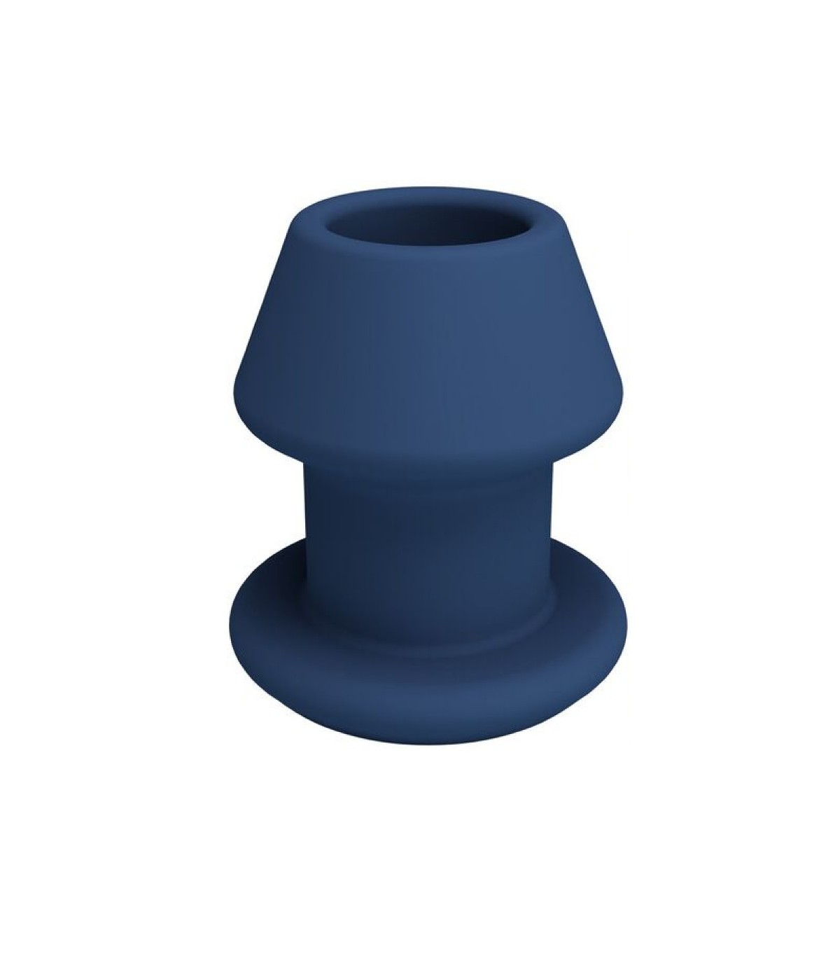 Plug tunnel silicone bleu Jack taille M 7,1 cm