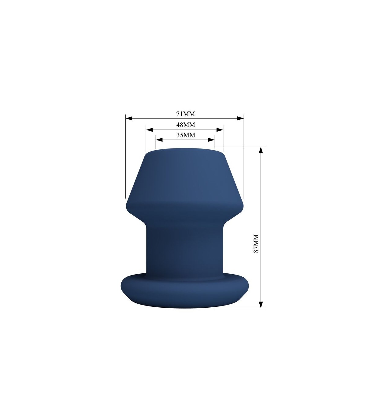 Tunnel Ouvert Silicone Medium Jack