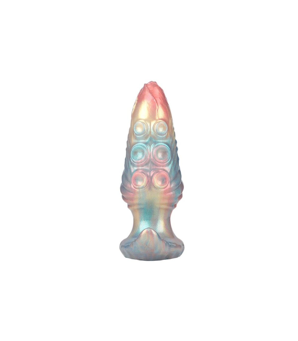 Plug Anal Gonflable Leviathan Irisé 15x6,4 cm