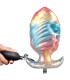 Plug Anal Gonflable Leviathan Irisé 15x6,4 cm