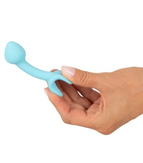 Plug prostate débutant en silicone avec base flexible