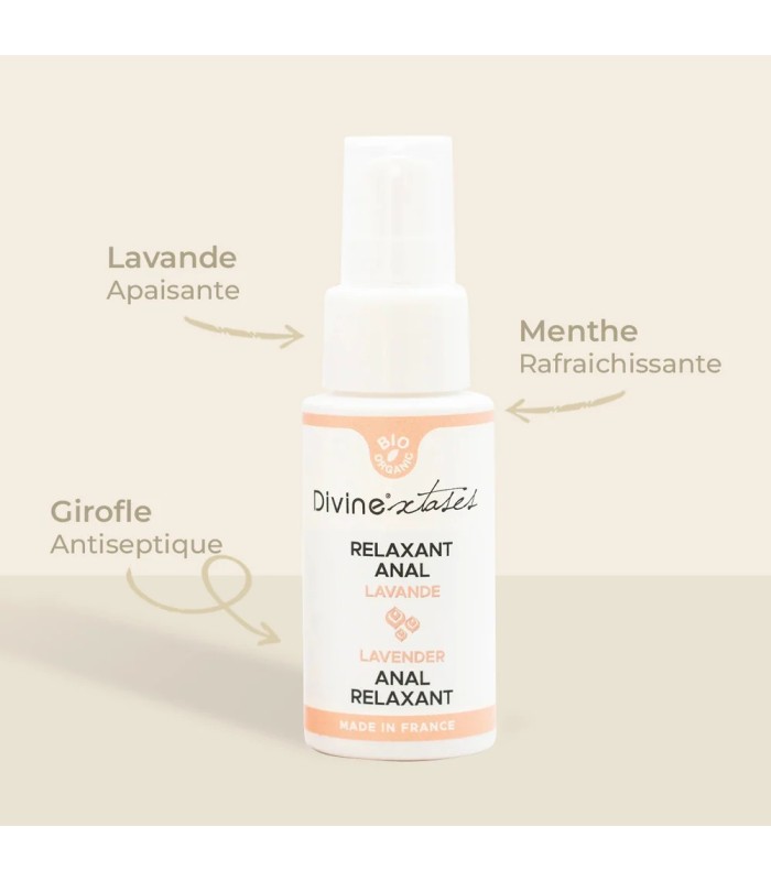 Relaxant Anal Lavande Bio Divinextases 50 ml