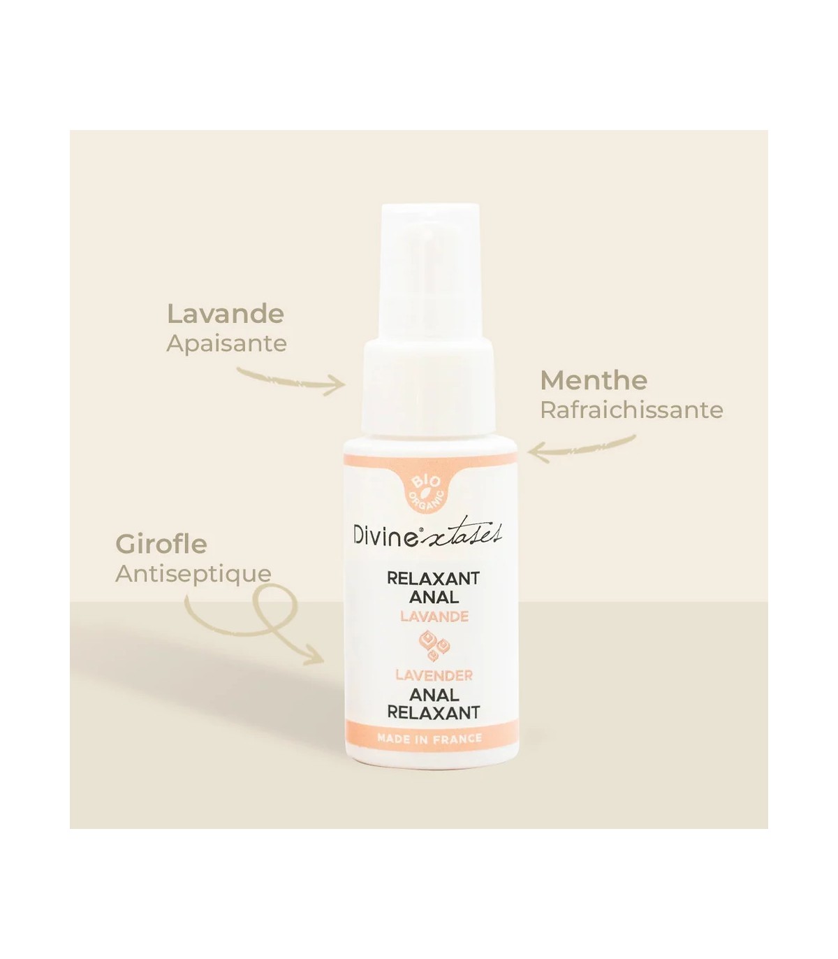 Relaxant Anal Lavande Bio Divinextases 50 ml