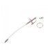 Tige urètre catheter flexible percée 7 mm Kiotos pour homme