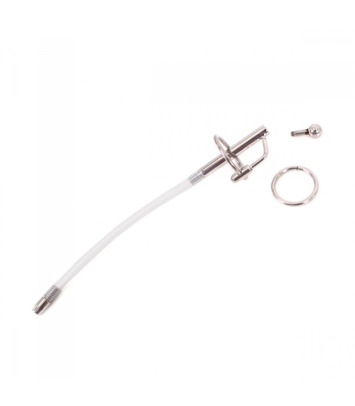 Tige urètre catheter flexible percée 7 mm Kiotos pour homme