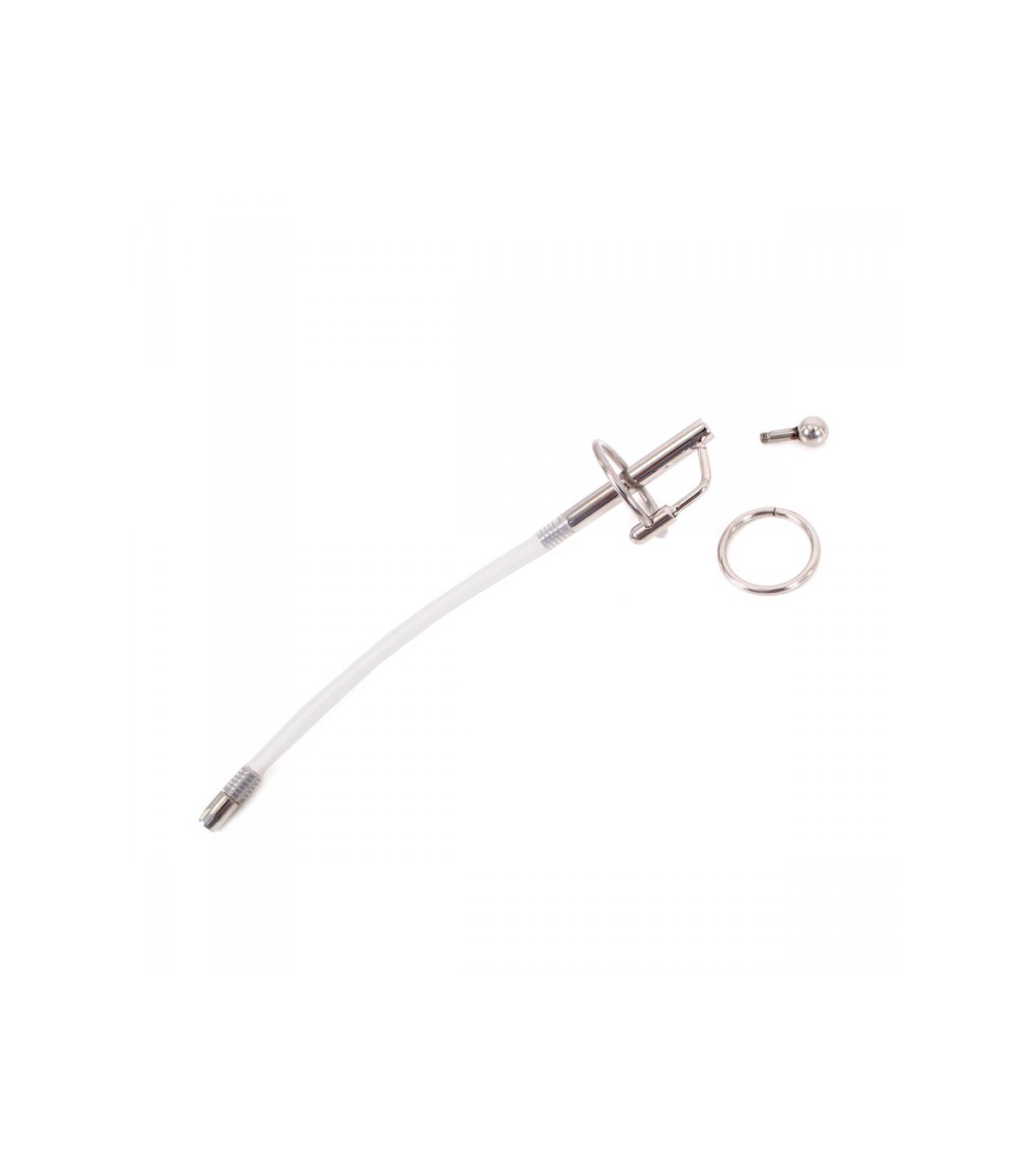 Tige urètre catheter flexible percée 7 mm Kiotos pour homme