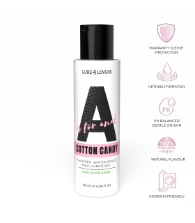 Lubrifiant anal aromatisé A is for Anal 120 ml à la barbe à papa