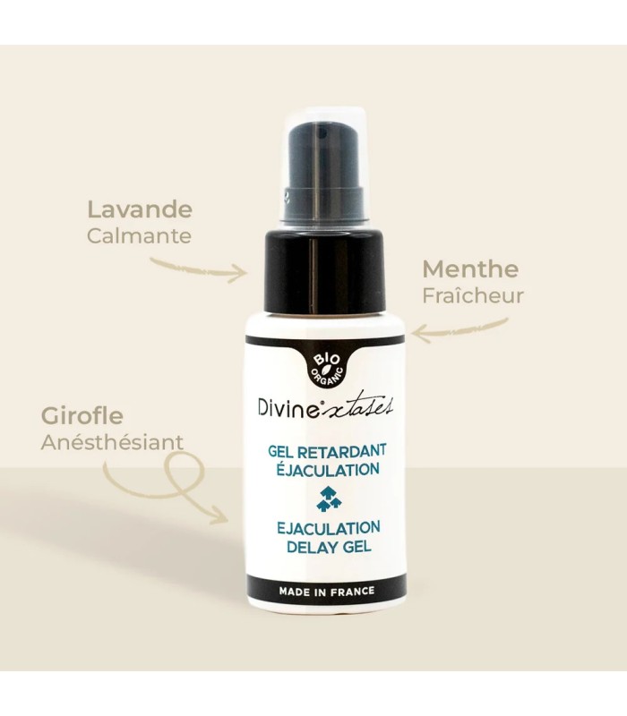 Gel retardant éjaculation BIO Divinextases 50 ml en format spray