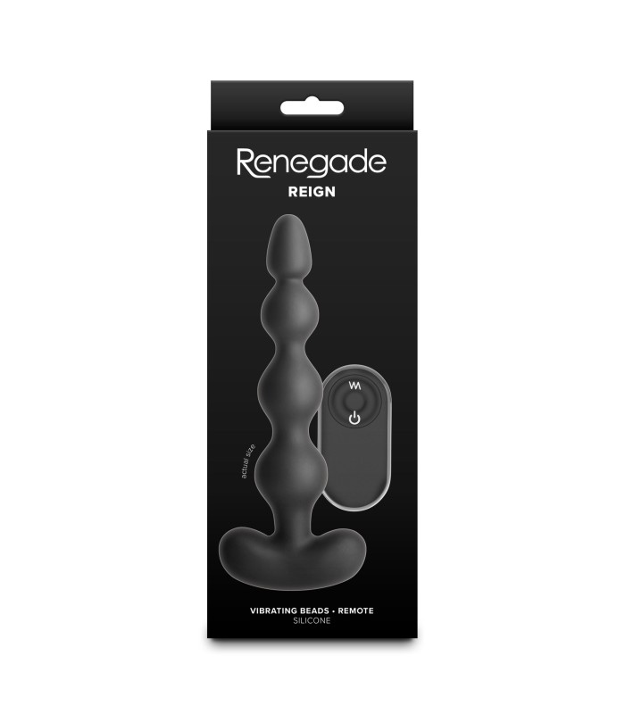 Plug Anal Vibrant Reign Renegade avec Télécommande