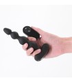 Plug  vibrant en silicone doux et forme chapelet