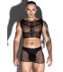 Ensemble sexy homme top et boxer résille J Lingerie