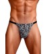String homme zèbre noir et blanc Paris Hollywood