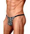 String homme zèbre noir et blanc Paris Hollywood