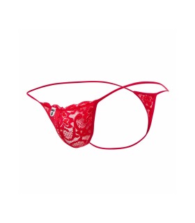 String dentelle rouge MOB Lace